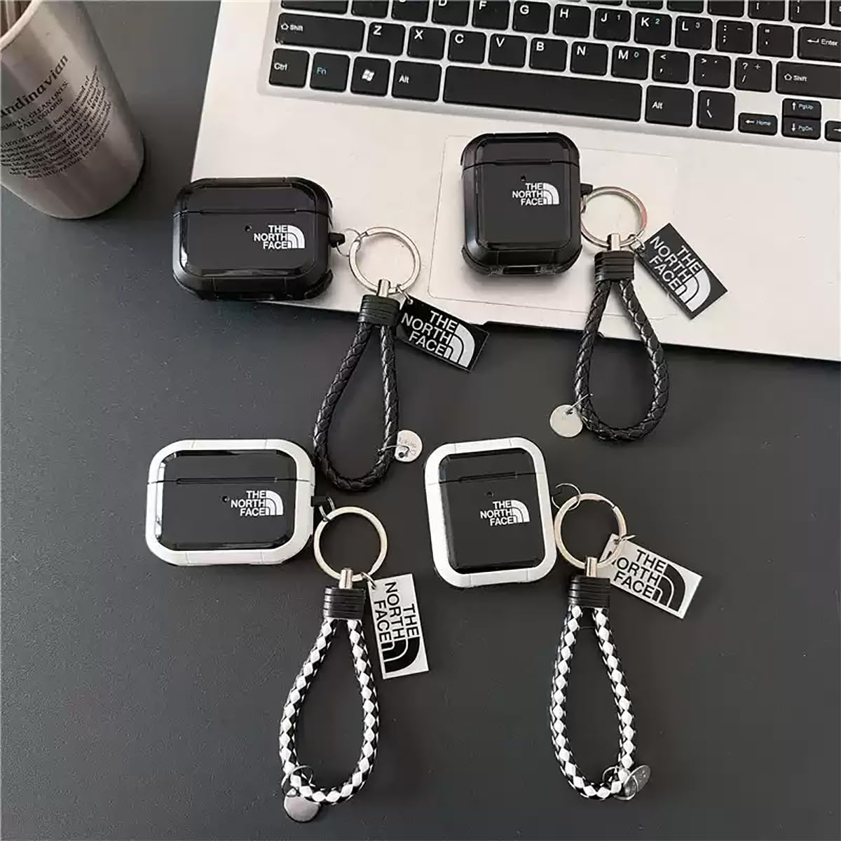 新品未使用　人気シリーズ　1番人気　黒FCRB Air Pods Pro ケース Amazon | 人気 黒8ボール Airpodsケース 限定 ステューシー